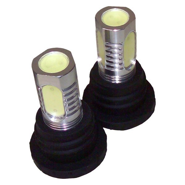 EVO Lighting® - Pipe Mount Headlight Cop White LED Hideaway Strobe Light Kit