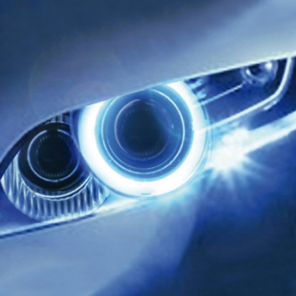 EVO Lighting® - 3.75" CCFL Neon Blue Halo Kit for Headlights