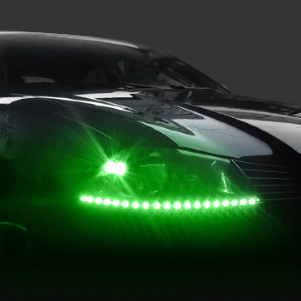  EVO Lighting® - 8" Ultrabright Green LED Strips