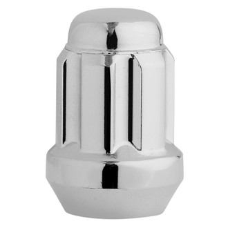 Excalibur® - 2-Pc Chrome Cone Seat Spline Drive Acorn Bulge Lug Nut