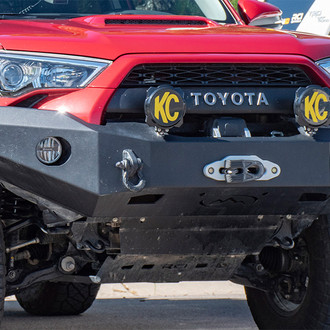Expedition One® - Full Width Black Powder Coated Front Winch HD Bumper