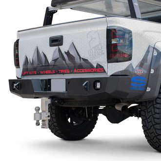 Expedition One® - Full Width Black Powder Coated Rear HD Bumper