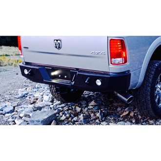 Expedition One® - RangeMax Full Width Black Powder Coated Rear HD Bumper