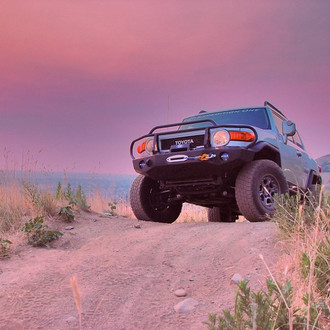 Expedition One® - Trail Series Full Width Raw Front Winch HD Bumper with Brush Guard
