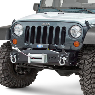 Expedition One® - DX Stubby Raw Front Winch HD Bumper