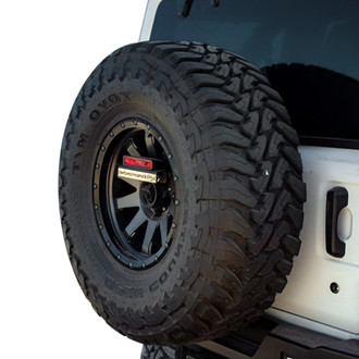 Expedition One® - Raven Textured Powder Coat 3rd LED Brake Light Center of the Spare Tire