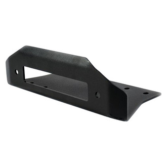 Expedition One® - Mule™ Black Powder Coated Front Bumper Winch Mount Bracket