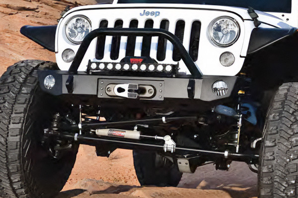 Expedition One® - Front Bumper for Jeep JK Wrangler Core Series Front