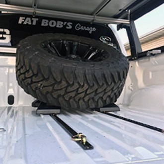 Expedition One® - EX1 Black Powder Coated Pre-Runner Tire Mount