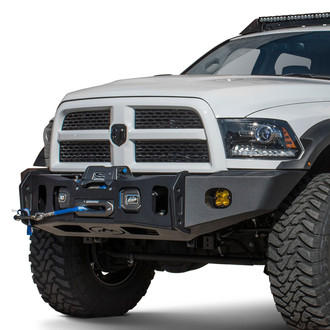 Expedition One® - RangeMax Ultra Full Width Black Powder Coated Front Winch HD Bumper