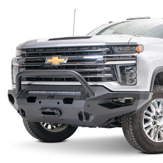 Fab Fours® - Matrix Full Width Front Winch HD Bumper with Pre-Runner Guard