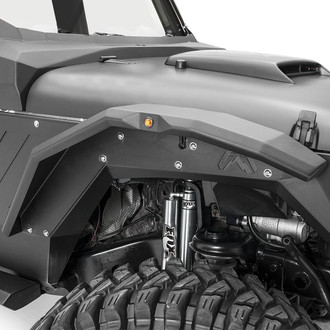 Fab Fours® - Black Front Fender Flares