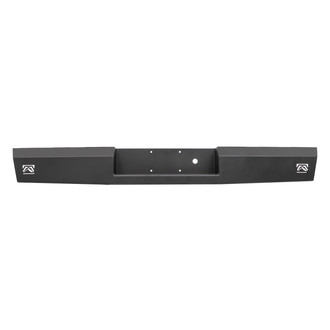 Fab Fours® - Red Steel Full Width Black Powder Coated Rear HD Bumper