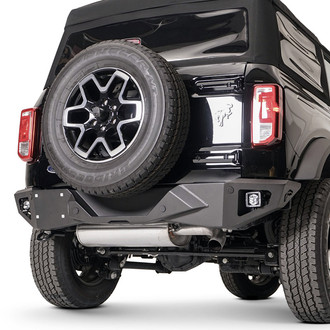 Fab Fours® - Vengeance Full Width Raw Rear HD Bumper