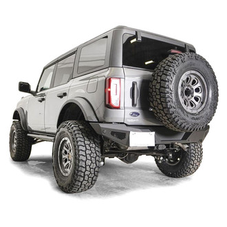 Fab Fours® - Black Powder Coated Tire Carrier Relocation Bracket