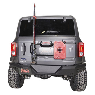 Fab Fours® - Black Powder Coat Spare Tire Delete