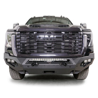 Fab Fours® - Matrix Full Width Raw Front Winch HD Bumper