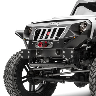 Fab Fours® - Grumper Stubby Front Winch HD Bumper