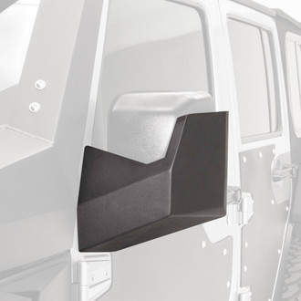 Fab Fours® - Black Front Door Skin Mirror Protectors