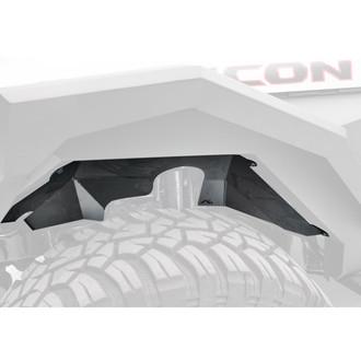 Fab Fours® JL1002-1 - Grumper Black Front Inner Replacement Fenders