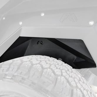 Fab Fours® - Grumper Black Rear Inner Replacement Fenders