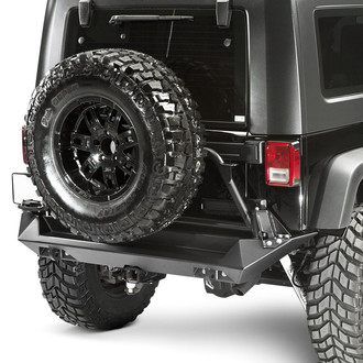 Fab Fours® - Black Powder Coated Tire Carrier