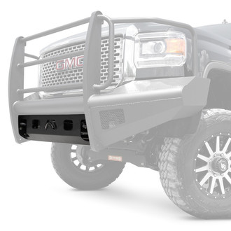 Fab Fours® - Black Steel Black Powder Coated Light Lower Guard