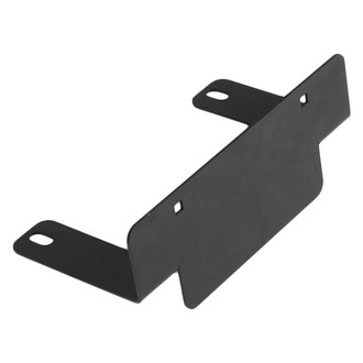 Fab Fours® - 12" Vengeance Black Powder Coated Front License Plate Bracket