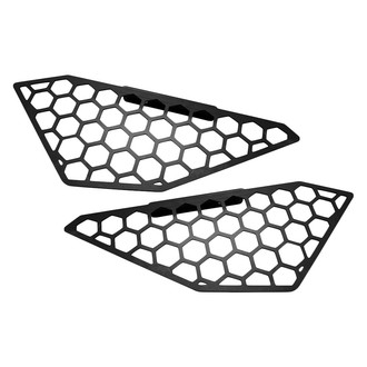 Fab Fours® - Vengeance Black Powder Coated Side Light Bar Covers