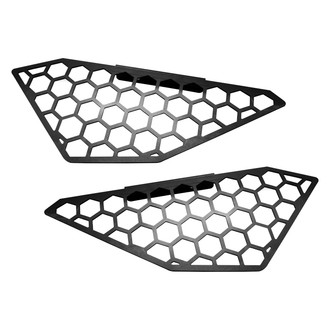 Fab Fours® - Vengeance Black Powder Coated Side Light Bar Covers