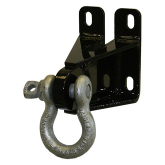Fab Fours® - Black Steel Elite Black Powder Coated D-Ring Mounts