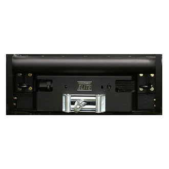 Fab Fours® - Black Steel Elite Black Powder Coated Winch Tray