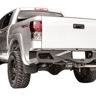 Fab Fours® - Vengeance Full Width Black Powder Coated Rear HD Bumper