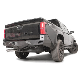 Fab Fours® - Vengeance Full Width Black Powder Coated Rear HD Bumper
