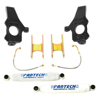 Fabtech® - Performance Rear Driver or Passenger Side Twin-Tube Non-Adjustable Shock Absorber