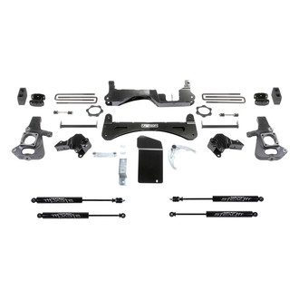 Fabtech® - 6" x 4" Raised Torsion Front and Rear Suspension Lift Kit