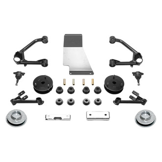 Fabtech® - 4" x 1.5" Budget Front and Rear Suspension Lift Kit