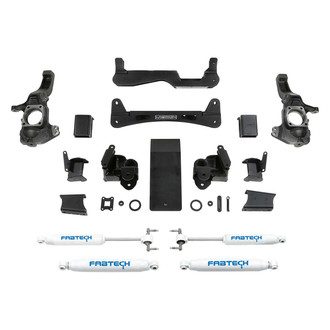 Fabtech® - 6" Raised Torsion Front and Rear Suspension Lift Kit