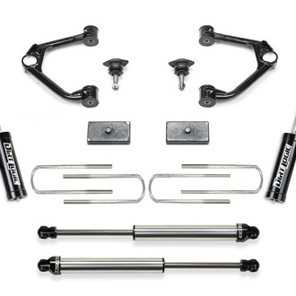 Fabtech® - 1.5" Dirt Logic SS 2.5 Coilover Front and Rear Suspension Lift Kit