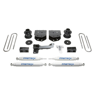 Fabtech® - 4" x 3" Budget Front and Rear Suspension Lift Kit