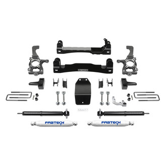 Fabtech® - 4" x 2.25" Basic Front and Rear Suspension Lift Kit