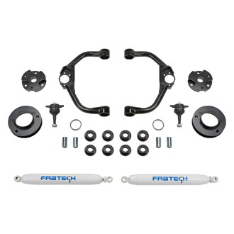 Fabtech® - 3" Ball Joint UCA Front and Rear Suspension Lift Kit
