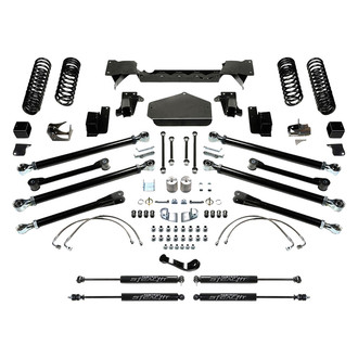 Fabtech® - 5" x 5" Crawler Front and Rear Long-Travel Suspension Lift Kit