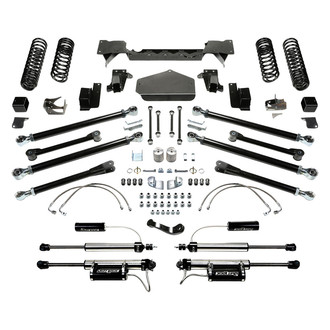 Fabtech® - 5" x 5" Crawler Front and Rear Long-Travel Suspension Lift Kit