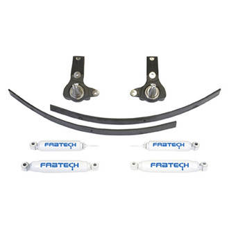 Fabtech® - 3" x 1.5" Spindle Front and Rear Suspension Lift Kit