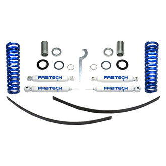 Fabtech® - 0"-3.5" x 1.5" Basic Front and Rear Suspension Lift Kit