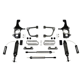 Fabtech® - 4" x 1" Uniball UCA Front and Rear Suspension Lift Kit