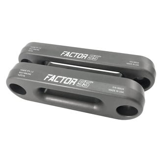 Factor 55® - XTV Series Aluminum Gun Metal Gray Hawse Fairleads