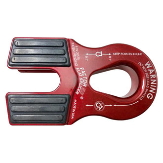 Factor 55® - Splice-On Foldable Winch Line Red Shackle Mount
