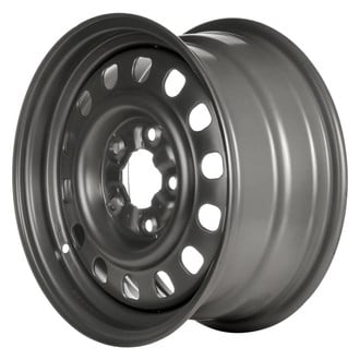 Factory Steel® - 14-Slot Argent Silver 15x7 Steel Factory Wheel